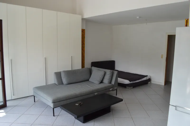 Möbliertes 1 Zimmer-Apartment im Erdgeschoß, mit großem Garten, für 12-24 Monate zu vermieten — photo 1